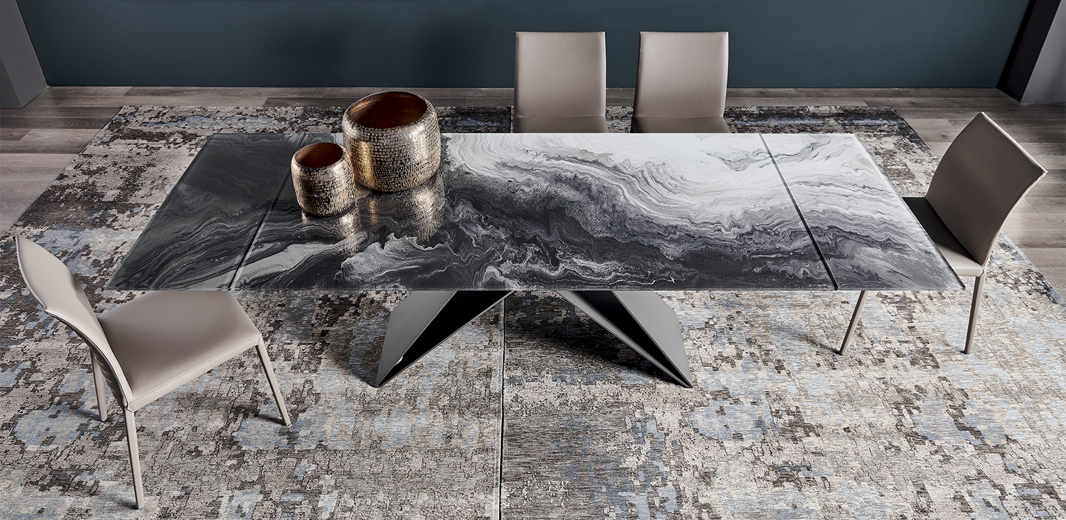 Обеденный стол Cattelan Italia Premier Crystalart